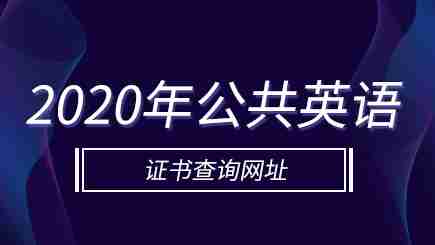 中国教育考试网2020年全国英语等级考试证书查询网址