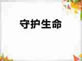 第四单元 9.1 守护生命 课件_七上道法