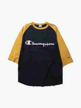 【短袖T恤】CHAMPION RAGLAN 3/5 SLEEVE T-SHIRT