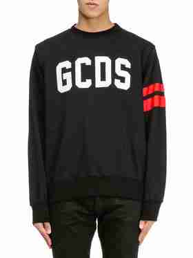 【男士卫衣】GCDS LOGO CREWNECK 02 BLACK