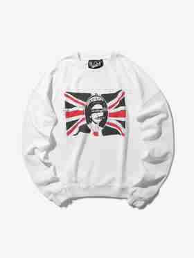 【卫衣】Sex Pistols x BOY LONDON 国旗图案圆领卫衣