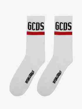 【男士袜子】GCDS LOGO SOCKS 01 WHITE