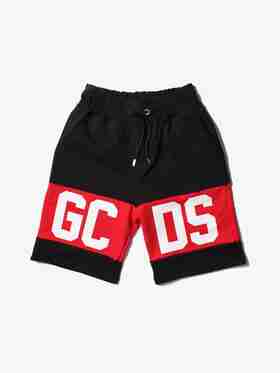 【男士短裤】GCDS BAND LOGO BERMUDA 02 BLACK