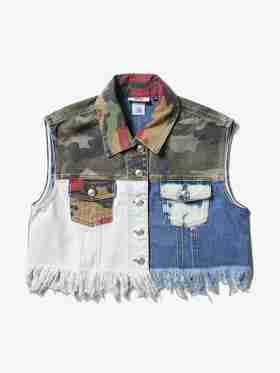 【马甲】GCDS MIX CUT GILET