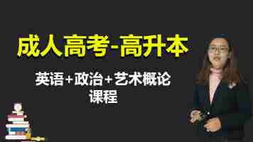 2020年全国成人高考专升本《英语+政治+艺术概论》套装