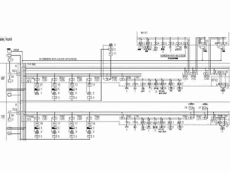 [一键下载]8套大型医院电气图纸合集-[福建]省立医院门诊楼电气施工图（强弱电）-7火灾报警系统图