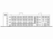 四层框架结构学校教学楼建筑施工图